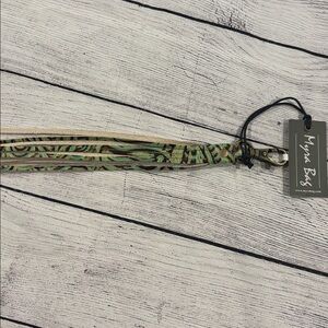 Myra leather tassel keychain FOB western chic stylish